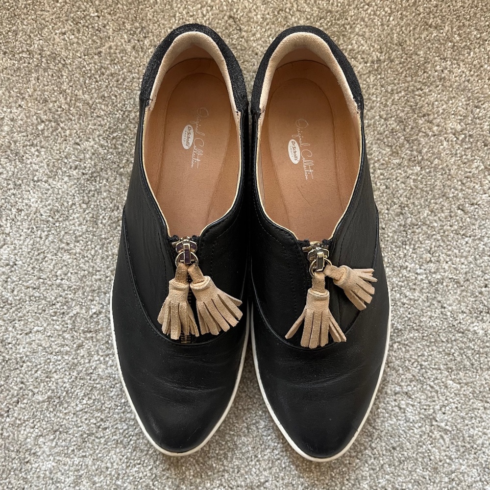 Dr Scholl's Blake Zip Platform Oxford